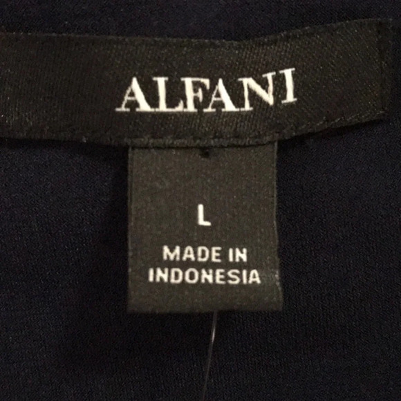 Alfani Iconic Mod polka dot and striped blouse - Picture 7 of 10